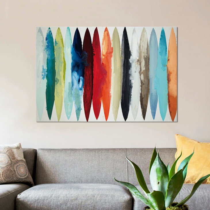 Zipcode Design Even Flow by Randy Hibberd Art Prints on Canvas